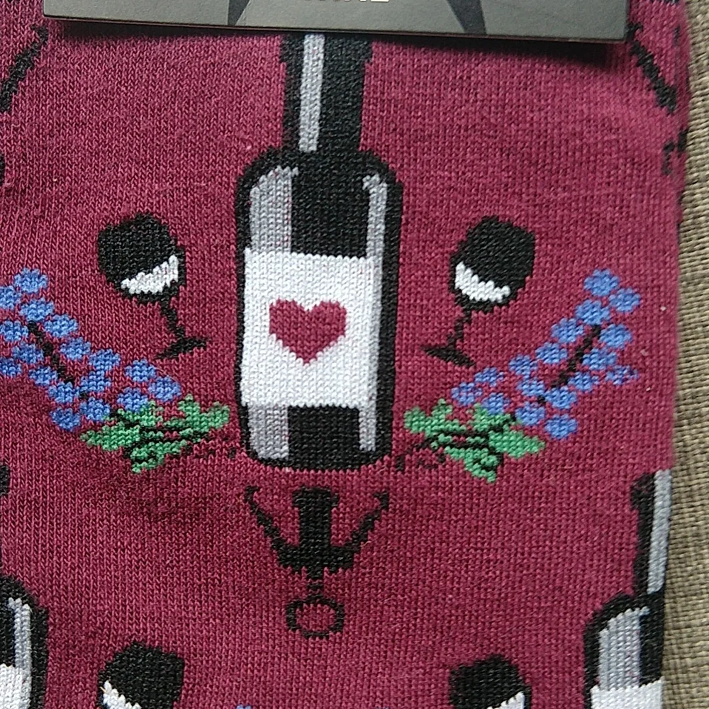 Sock it to me Wine Socks Women's Crew Quirky Novelty